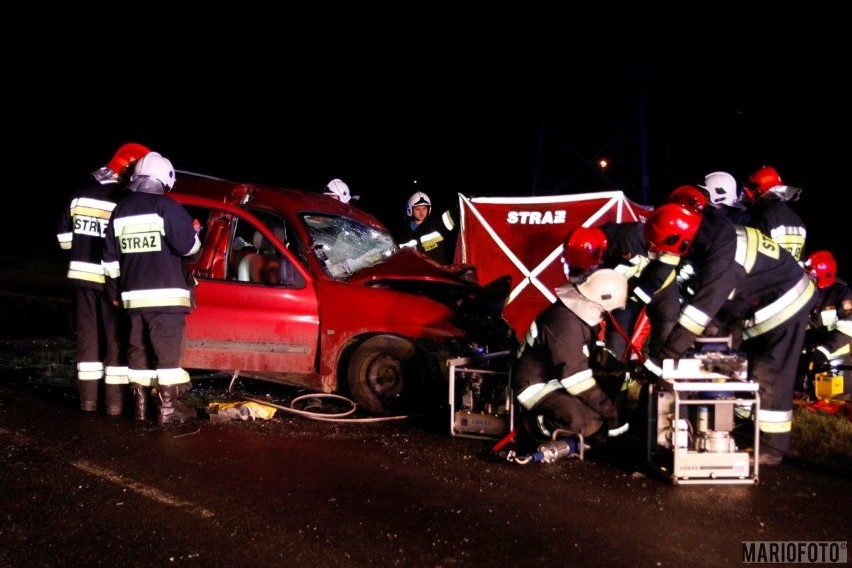 Wypadek na drodze wojewódzkiej 454. Citroen berlingo zderzył...