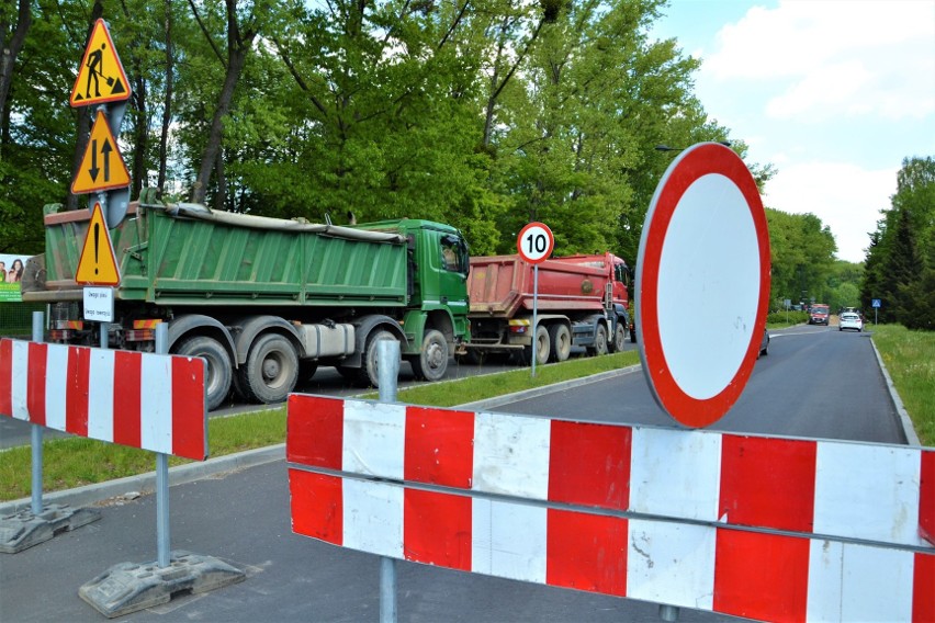 Trwa remont alei Harcerskiej w Parku Śląskim