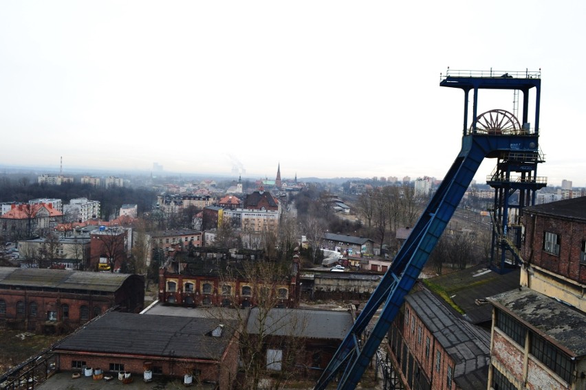 Sprawdziliśmy, co widać z wieży szybu Łokietek kopalni Mysłowice ZDJĘCIA