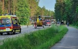 Wypadek na drodze między Trześcianką, a Żywkowem. Trzy osoby poszkodowane
