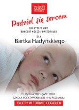 Koncert pastorałek dla 10-letniego Bartka Hadyńskiego