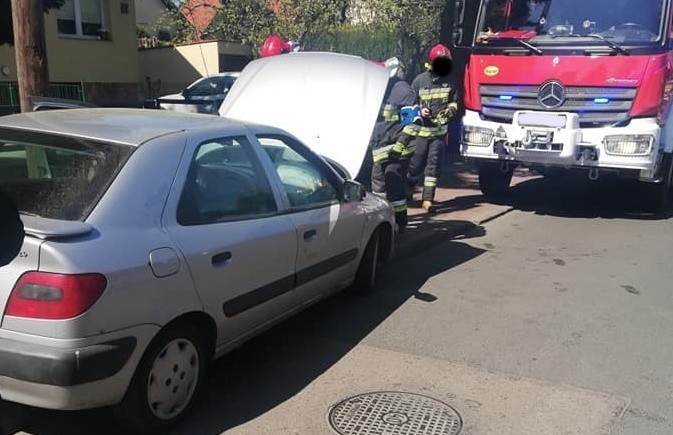 Wypadek na ulicy Kingi w Szczecinie. Kierowca zasłabł i uderzył w uliczną latarnię. Zmarł po reanimacji 