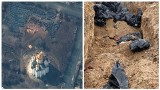 Bucza: Masowy grób ofiar rosyjskiej agresji. Widać go na zdjęciach satelitarnych