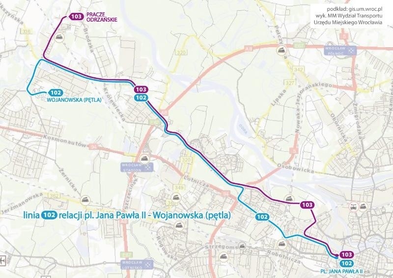 Wrocław: Zmiany w MPK od 1 marca. Nowa trasa autobusowa, zmiany nazw linii i rozkładów (TRASY)