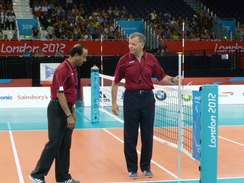 Dariusz Jasiński (z prawej) podczas igrzysk paraolimpijskich...