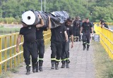 Strażacy walczą z wielką powodzią! Ćwiczenia w powiecie kieleckim 