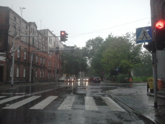 Burza i ulewa w Katowicach