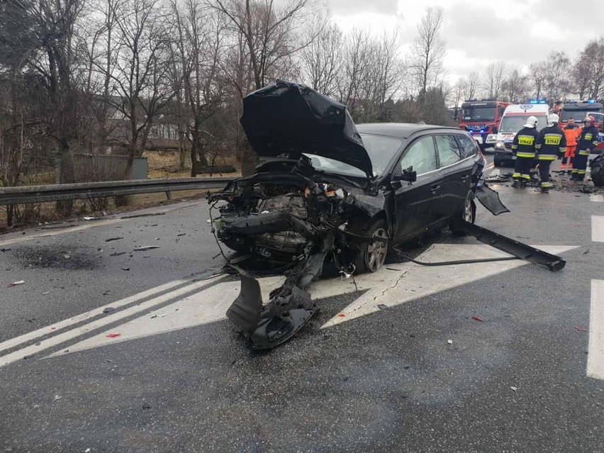 Śmiertelny wypadek na drodze 94 w Gotkowicach między Olkuszem a Krakowem