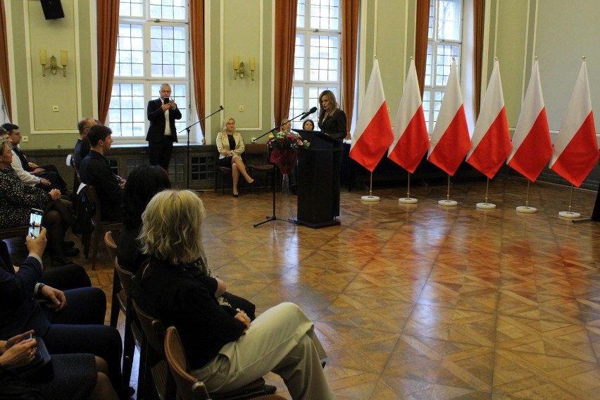 Stypendyści w delegaturze Urzędu Wojewódzkiego w Koszalinie