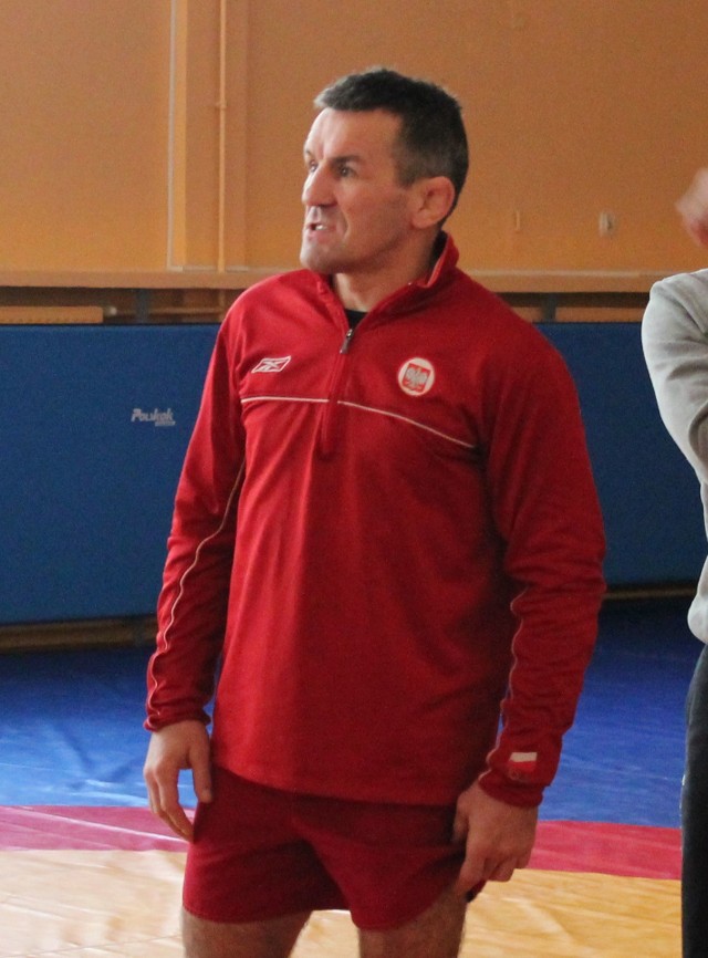 Włodzimierz Zawadzki, mistrz olimpijski z Atlanty w zapasach, obecnie szkoleniowiec w Olimpijczyku Radom.