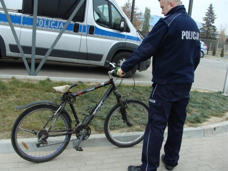 Ten skradziony rower udało się policji odzyskać.