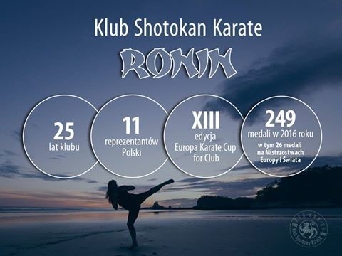 Dąbrowa Górnicza: Klubowy Puchar Europy Karate na 25-lecie KS Ronin [FOTO, PROGRAM]