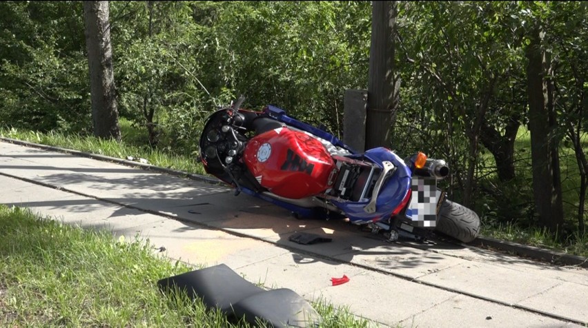Tragiczna śmierć motocyklisty w Lęborku [ZDJĘCIA]
