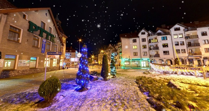 Iluminacje świąteczne w panoramie - wykonanie Tomasz Tetela....