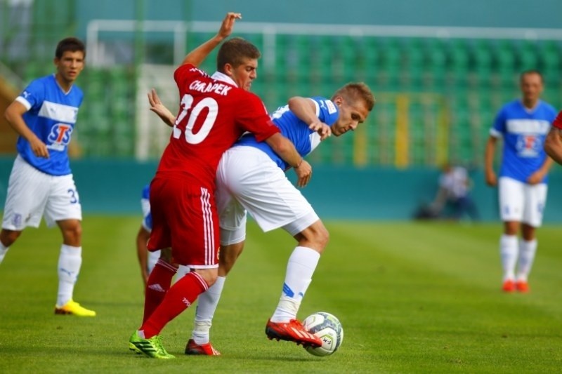 Lech Poznań - Wisła Kraków 3:1. Sparing w Grodzisku Wielkopolskim [ZOBACZ ZDJĘCIA]