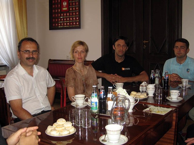 Fot. Rumuńska delegacja podczas wizyty w rzeszowskim Ratuszu. Fot. Archiwum UM Rzeszowa