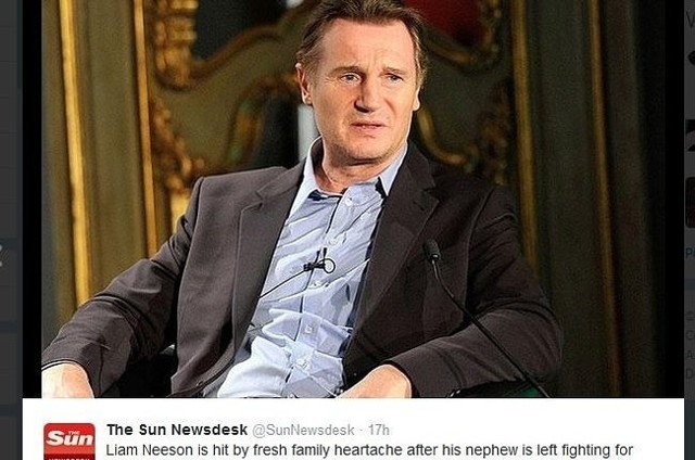 Liam Neeson (fot. screen z Twitter.com)