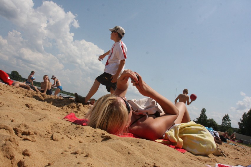 Gdy świeci słońce plaże w naszym regionie zawsze przeżywają...