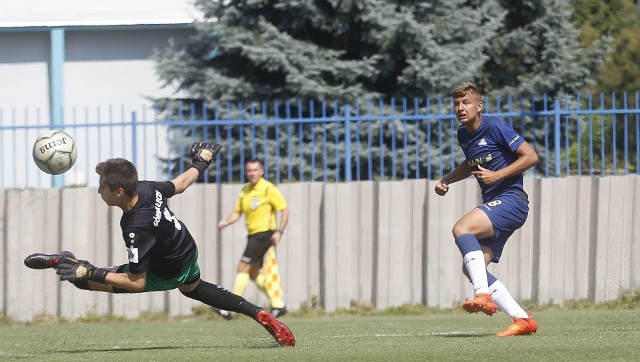 Gol Norberta Pempusia dał prowadzenie Stali Rzeszów w meczu z Górnikiem.