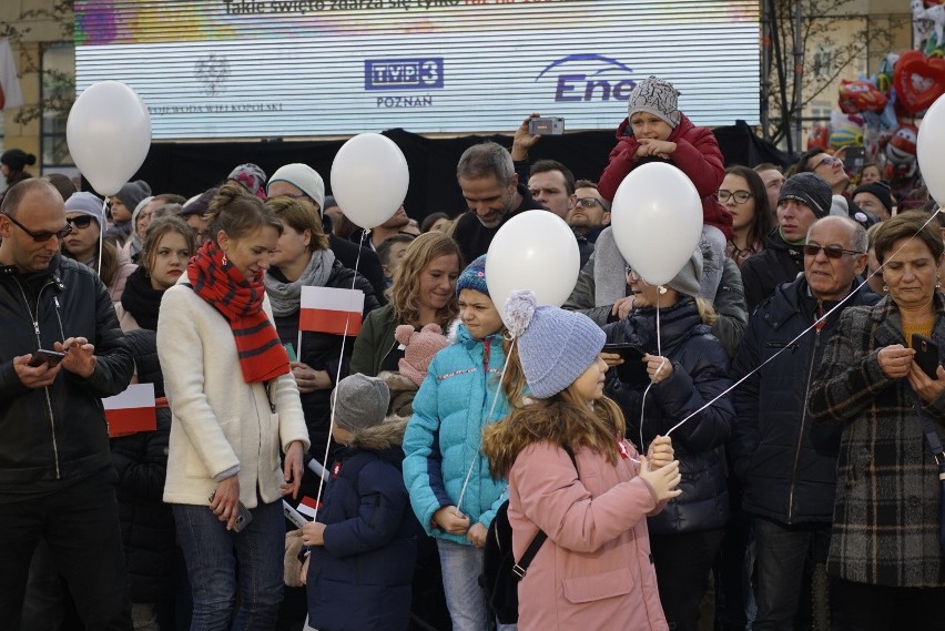 Poznaniacy świętują 100. rocznicę odzyskania niepodległości...