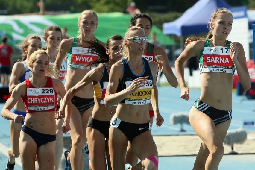 Angelika Cichocka podczas mistrzostw Polski w lekkoatletyce...