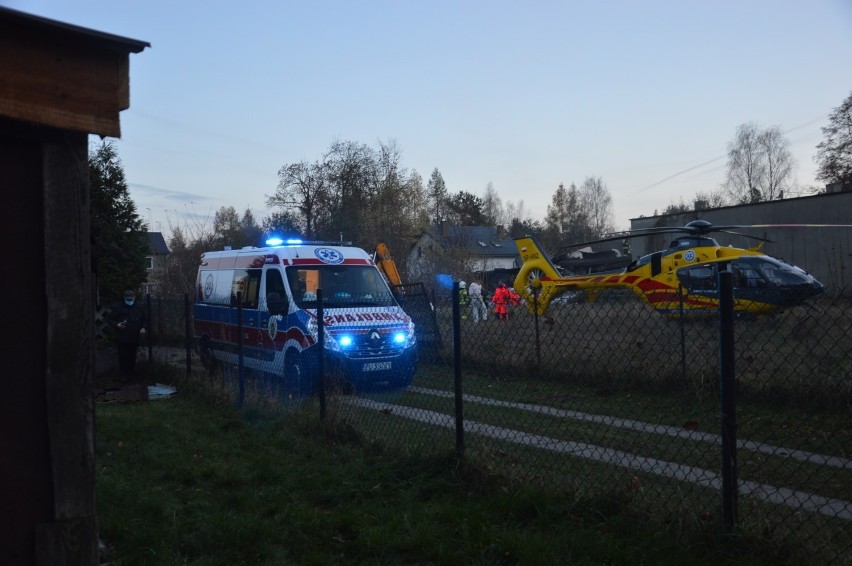 Wybuch gazu we Włodzimierzowie. Strażacy wydobyli spod gruzów rannego mężczyznę ZDJĘCIA, NOWE FAKTY