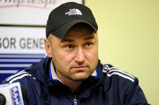 Janusz Świerad, trener Sandecji Nowy Sącz