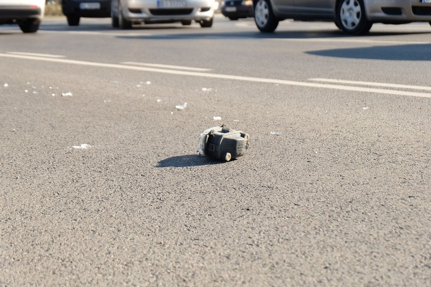 Wypadek na skrzyżowaniu ulic Zwierzynieckiej z Wiejską w...