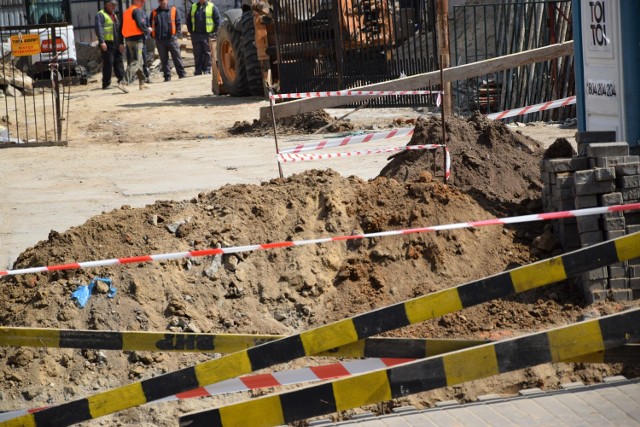 Niewybuch został znaleziony na budowie przy ul. 3 Maja 7 w Lublinie