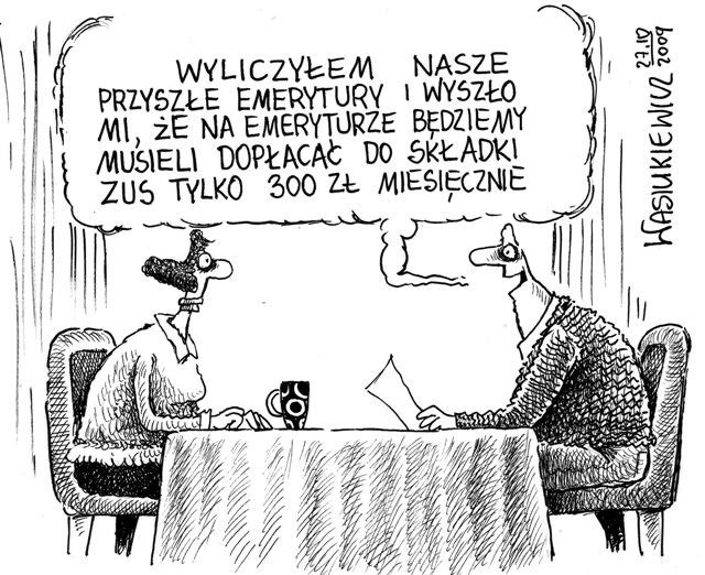 Rysunek tygodnia. O czym oni rozmawiają? 