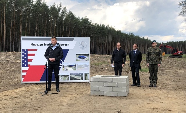 Mariusz Błaszczak podkreślił, że inwestycja jest ważna dla bezpieczeństwa Polski i całej wschodniej flanki NATO