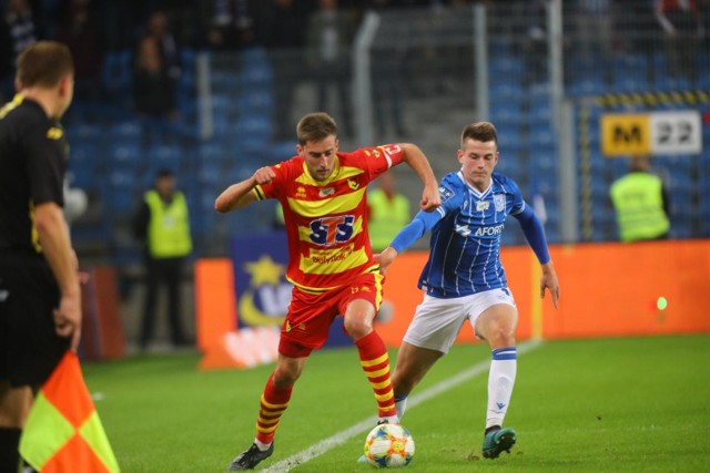 Jakub Kamiński nie odstawał od reszty zawodników w meczu Lech Poznań - Jagiellonia Białystok i został najmłodszym debiutantem w tym sezonie PKO Ekstraklasy!