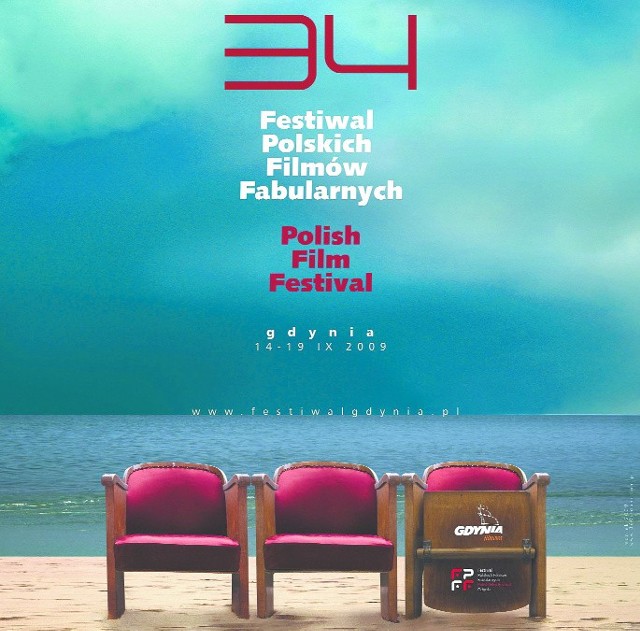 Plakat 34. edycji FPFF.Repr. organizator festiwalu