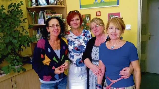 Organizatorki konferencji, od lewej: Ewa Wilewska, Małgorzata Domalska, Danuta Manelska i Ewa Ładysz