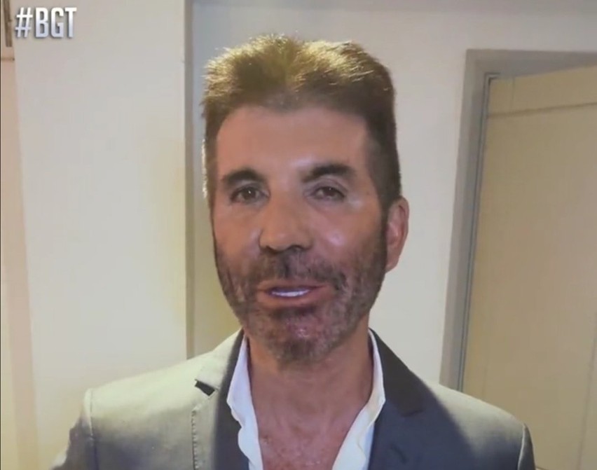 Simon Cowell nagrał wideo zachęcające do udziału w brytyjskim "Mam Talent". Co się stało z jego twarzą?