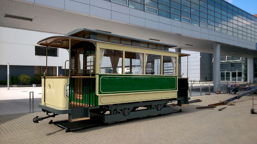 Zabytkowy tramwaj typu I z 1898 roku, wyremontowany przez...