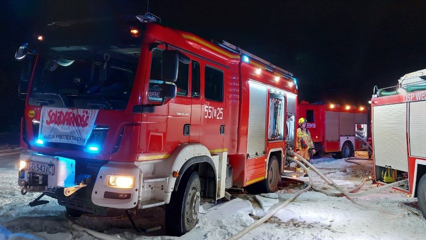 W Sopieszynie doszło do pożaru domu jednorodzinnego