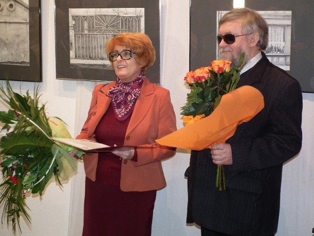 Jerzemu Kutkowskiemu gratulowała między innymi Krystyna Szymańska. 
