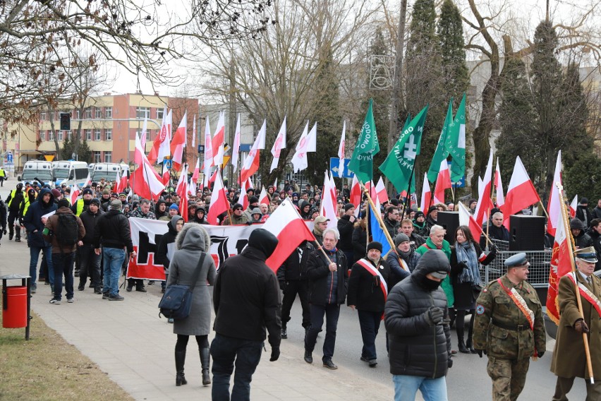 W trakcie IV Hajnowskiego Marszu Pamięci Żołnierzy Wyklętych...