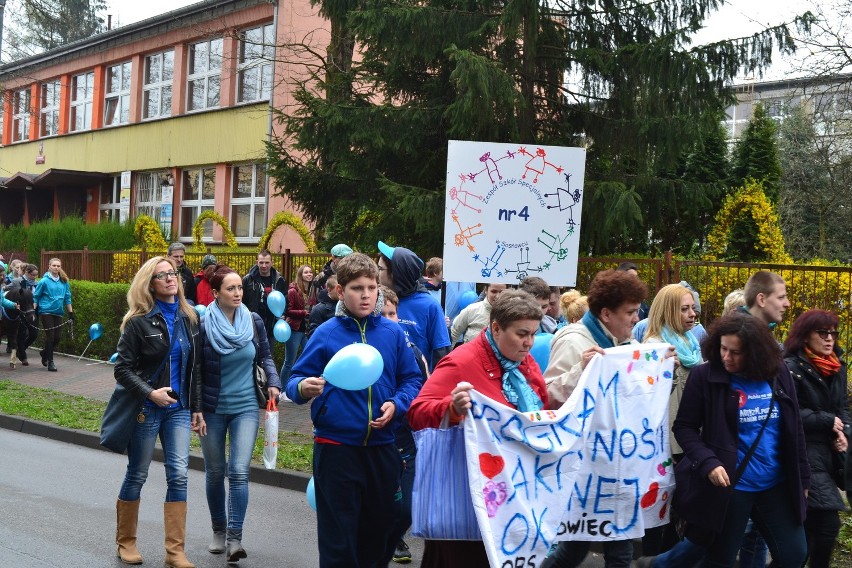 Sosnowiec: ulicami miasta przeszedł Błękitny Marsz [ZDJĘCIA]