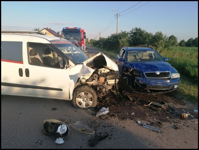 Zderzenie dwóch aut w gminie Grajewo