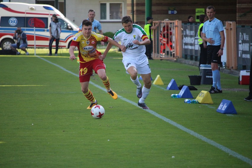 Górnik Łęczna - Chojniczanka Chojnice 3:0. Trwa dobra passa zielono-czarnych (ZDJĘCIA)