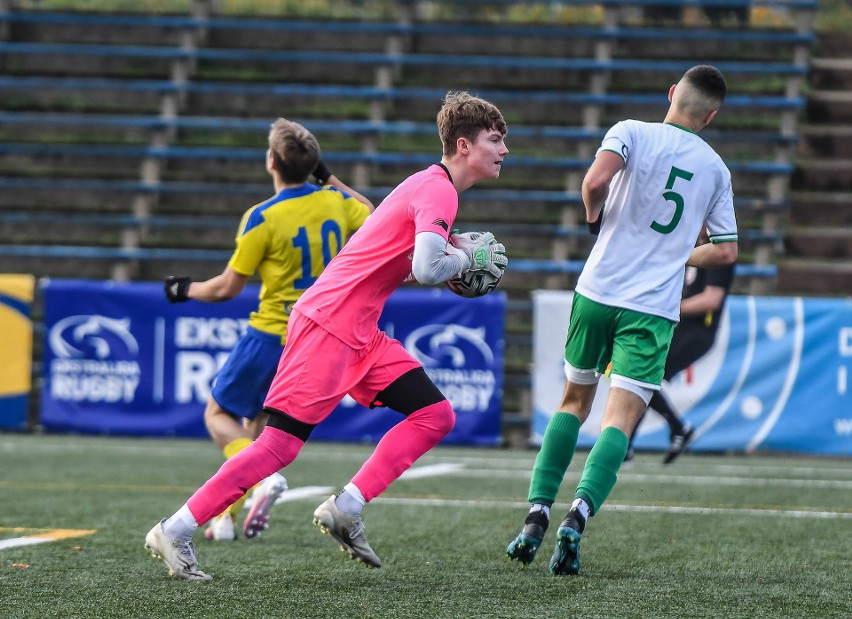 Antoni Mikułko podczas meczu Centralnej Ligi Juniorów