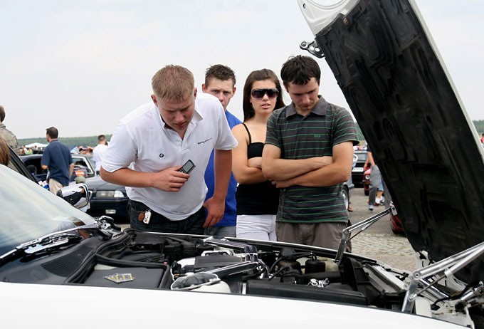 Auto prezydenta nie paliło gumy