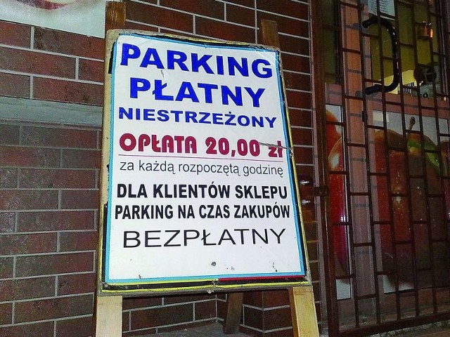 Takich stawek za parkingi, jak przy ul. Piłsudskiego w Słupsku, nie ma nawet w Warszawie. 