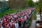 Marsz kibiców Resovii ulicami Rzeszowa na stadion [ZDJĘCIA]