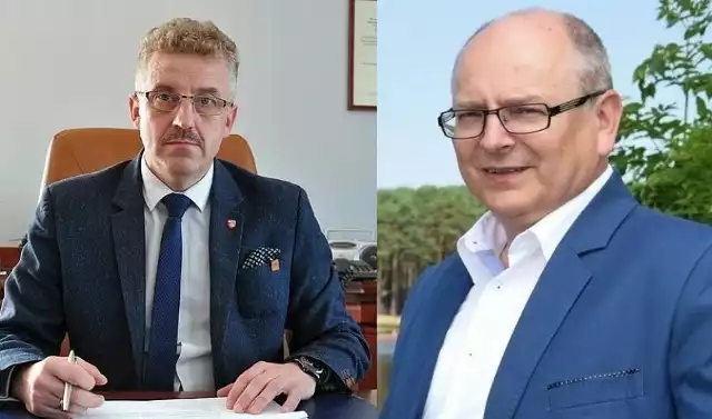 Czy dojdzie do zmiany we władzach powiatu koneckiego i Grzegorz Piec (z lewej) przestanie być starostą? Jedną z kluczowych osób jest tej układance burmistrz Końskich, Krzysztof Obratański (z prawej).