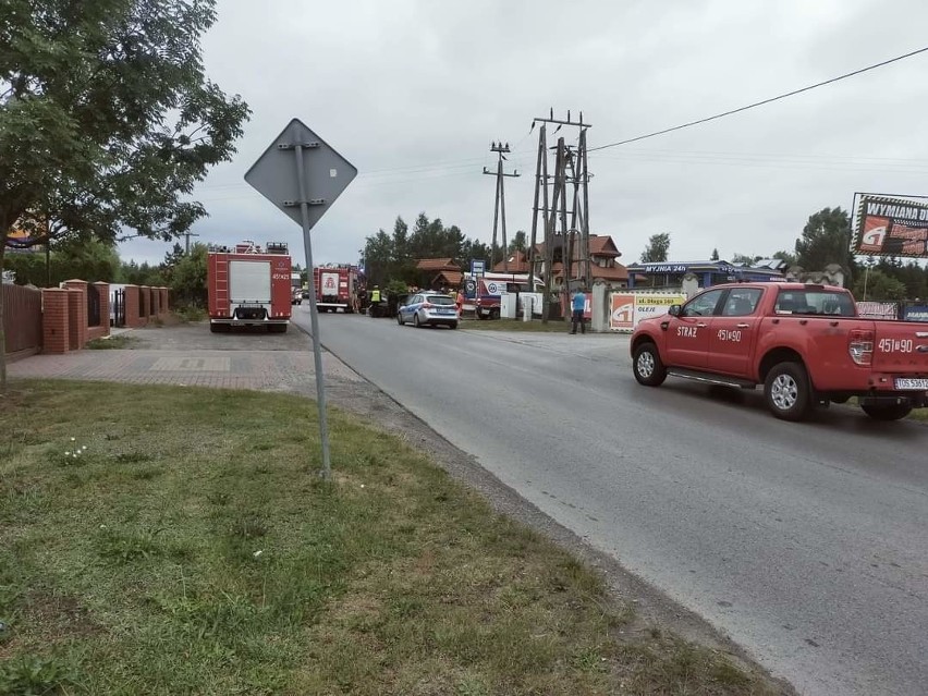 Na miejscu czwartkowego wypadku w gminie Kunów