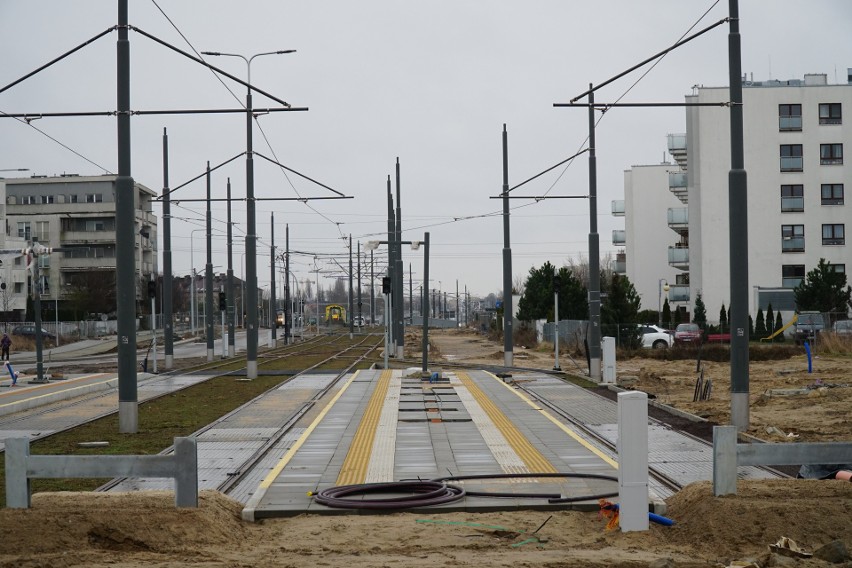 Budowa kolejnego odcinka tramwaju na Naramowice powoli...