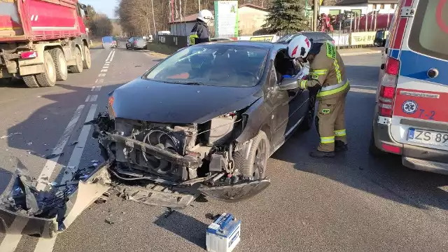 Wypadek w miescowości Ogartowo w gm. Połczyn-Zdrój